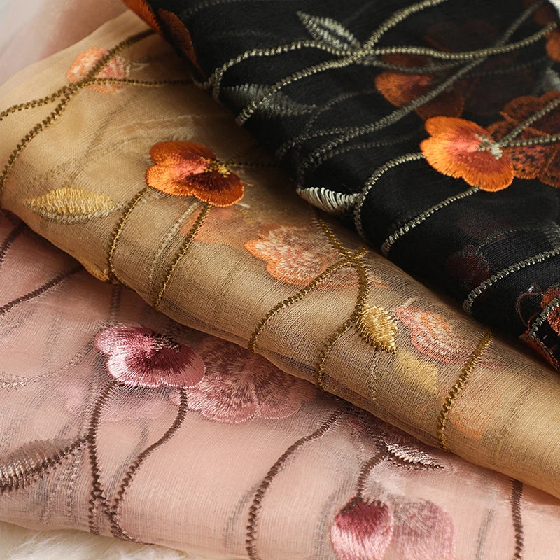 Silk Scarf Embroidery