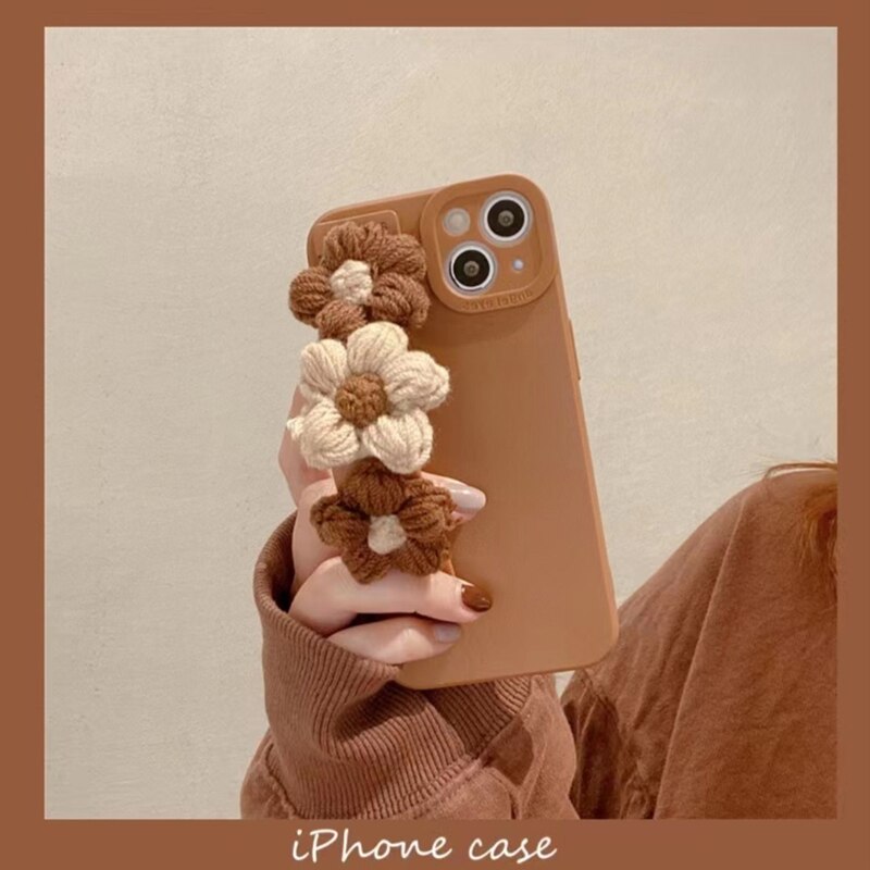 Cute Flower Wrist strap Holder Stand Soft CasesM&H FashioniPhoneM&H FashionThis Cute Flower Wrist strap Holder Stand Soft Cases is perfect for your iPhone. It is made of high quality liquid silicone and features a 3D flower wrist strap. It Cute Flower Wrist strap Holder Stand Soft Cases