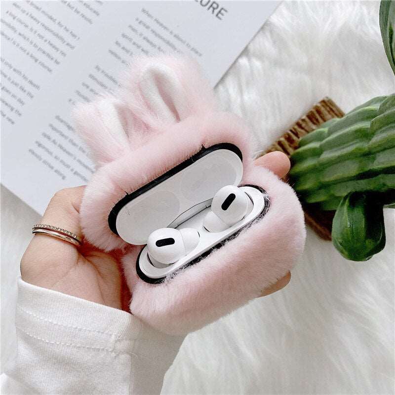 Cute Rabbit Earphone CasesM&H FashioniPhoneM&H FashionIntroducing the Cute Rabbit Earphone Cases! These cases are designed to protect your Air pods Pro and provide a drop-resistant cover. The design features a cute radiCute Rabbit Earphone Cases