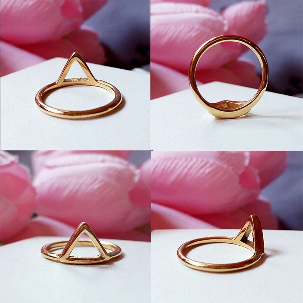 Dainty Pink Ring Stackable Triangle Midi Rings JewelleryM&H FashionM&H FashionIntroducing the Dainty Pink Ring Stackable Triangle Midi Rings Jewellery. This stylish and innovative jewellery is perfect for any occasion. Crafted from stainless sDainty Pink Ring Stackable Triangle Midi Rings Jewellery