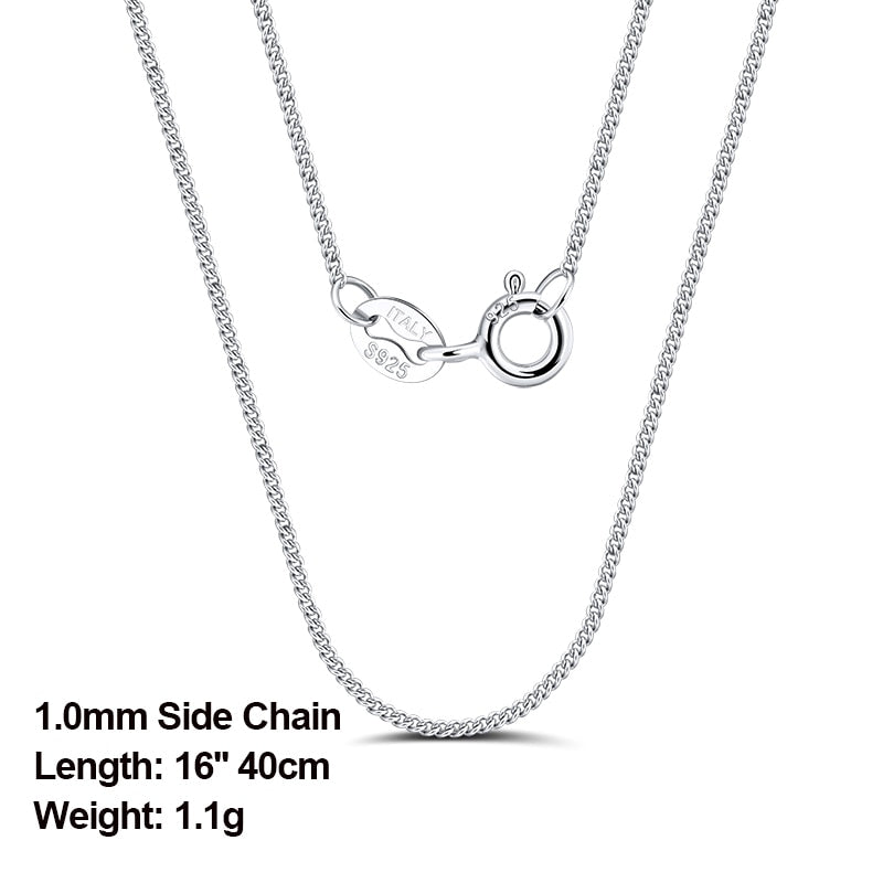 Genuine 925 Sterling Silver NecklaceM&H FashionM&H FashionThis Genuine 925 Sterling Silver Necklace is perfect for any occasion. It is customisable, stylish and features a geometric pendant. It comes with a free high qualitGenuine 925 Sterling Silver Necklace
