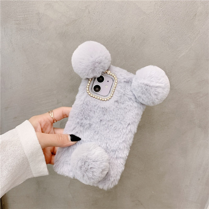 Panda Plush Furry Phone CaseM&H FashioniPhoneM&H FashionThis Panda Plush Furry Phone Case is the perfect way to show off your style. It is made of a soft and furry material that is sure to keep your phone safe and secure.Panda Plush Furry Phone Case