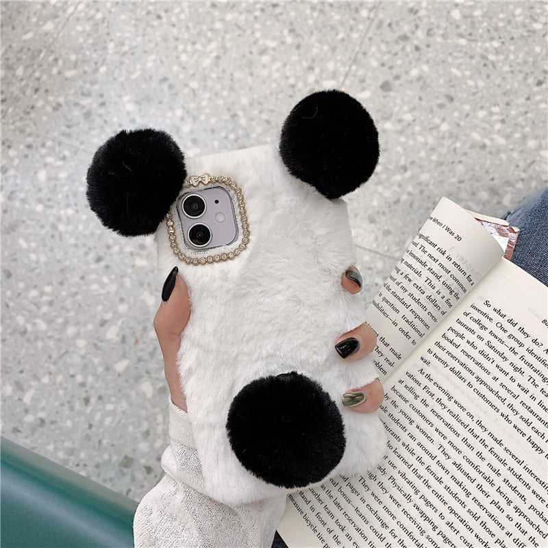 Panda Plush Furry Phone CaseM&H FashioniPhoneM&H FashionThis Panda Plush Furry Phone Case is the perfect way to show off your style. It is made of a soft and furry material that is sure to keep your phone safe and secure.Panda Plush Furry Phone Case