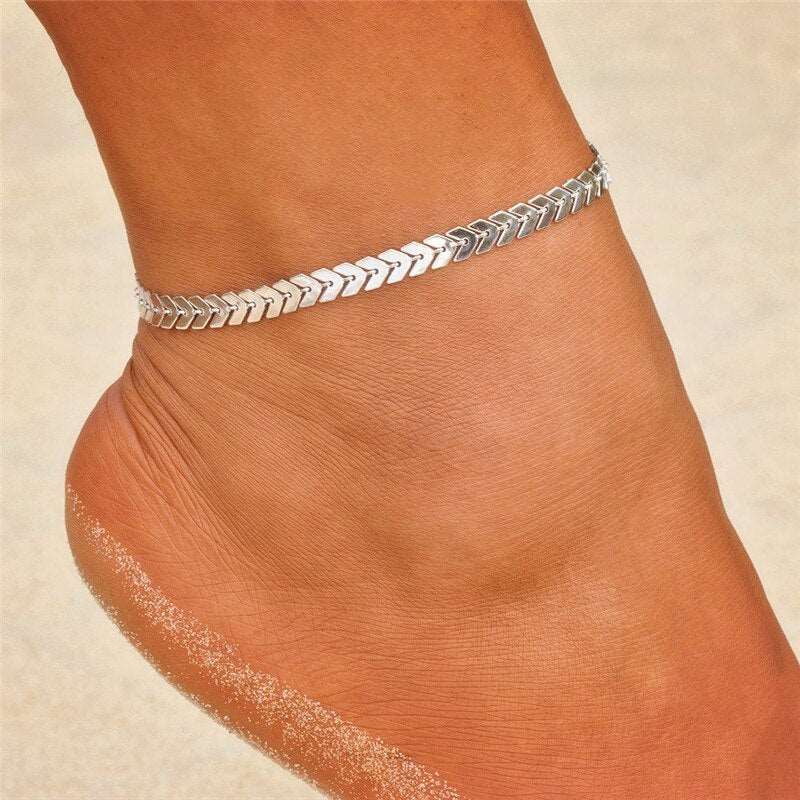 AnkletM&H FashionM&H FashionThis stylish anklet is perfect for the summer beach season. Crafted from copper alloy and cubic zirconia, it features a geometric shape and is sure to make a statemeAnklet