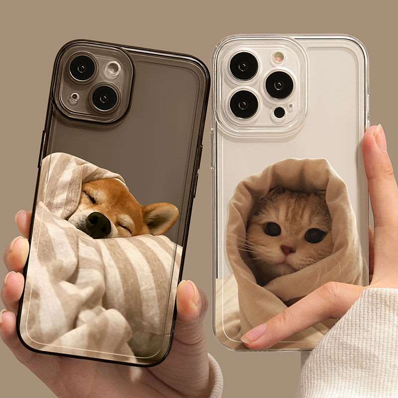 cat Phone CaseM&H FashioniPhoneM&H FashionThis Cute Dog and Cat Phone Case is the perfect way to show off your love for animals. It features a half-wrapped design that is both stylish and protective. The casCute Dog and cat Phone Case