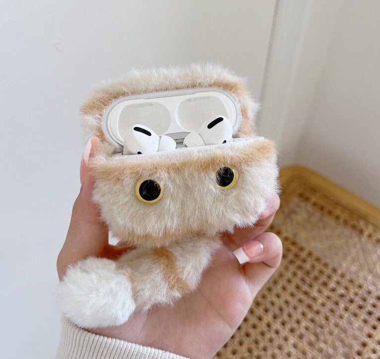 Cute Fluffy Plush Cat Earphone CaseM&H FashioniPhoneM&H FashionIntroducing the Cute Fluffy Plush Cat Earphone Case, the perfect accessory for your Apple Airpods. This stylish case is made from silicious cat plush fur and plasticCute Fluffy Plush Cat Earphone Case