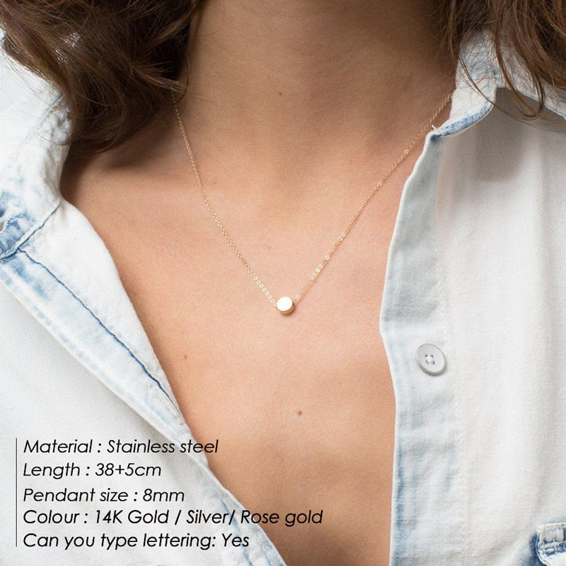 Small Pendant NecklaceM&H FashionM&H FashionThis Small Pendant Necklace is the perfect accessory for any stylish wardrobe. With its trendy round pendant shape and stainless steel material, this necklace is surSmall Pendant Necklace