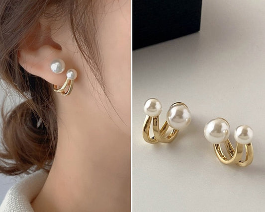 Luxury Pearl Stud EarringsM&H FashionM&H FashionIntroducing the Luxury Pearl Stud Earrings, the perfect accessory for any occasion. These earrings feature a classic style with a geometric shape and simulated-pearlLuxury Pearl Stud Earrings
