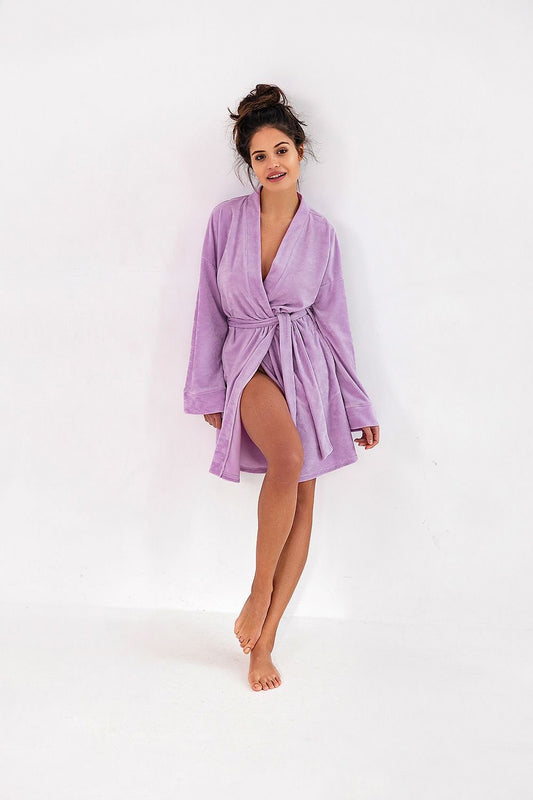 Bathrobe - M&H FashionBathrobeM&H FashionM&H Fashion178132_10507145902921433163L/XLBathrobe SensisM&H FashionM&H FashionThe bathrobe is made of body-pleasing material, and is the quintessence of femininity in an extremely fashionable and glamorous way. The bathrobe is tied at the waisBathrobe