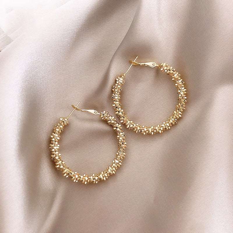 Circle Earrings - M&H FashionCircle EarringsM&H FashionM&H Fashion200001034:361181;200007763:201336100Circle EarringsM&H FashionM&H FashionThese Circle Earrings are the perfect accessory for any outfit. With a stylish Hyperbole style, these earrings are sure to make a statement. The size of the earringsCircle Earrings