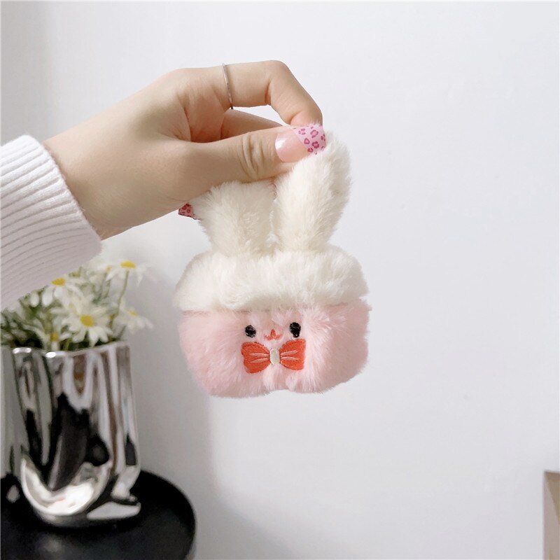 Cute Fluffy Rabbit Dog Earphone Cases - M&H FashionCute Fluffy Rabbit Dog Earphone CasesiPhoneM&H FashionM&H Fashion14:504#Rabbit;5:200000989#For Airpods 1RabbitFor Airpods 1Cute Fluffy Rabbit Dog Earphone CasesM&H FashioniPhoneM&H FashionThis Cute Fluffy Rabbit Dog Earphone Cases is the perfect accessory for your AirPods. It is made of high-quality silicone and comes in a Rabbit Ears Pink color. It iCute Fluffy Rabbit Dog Earphone Cases