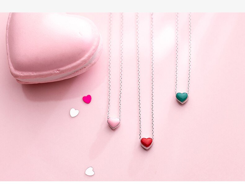 Cute Real 925 Sterling Silver Red Pink Green Enamel Hearts Necklace - M&H FashionCute Real 925 Sterling Silver Red Pink Green Enamel Hearts NecklaceM&H FashionM&H Fashion200000226:1537#Pink ColorPink ColorCute Real 925 Sterling Silver Red Pink Green Enamel Hearts NecklaceM&H FashionM&H FashionThis Cute Real 925 Sterling Silver Red Pink Green Enamel Hearts Necklace is the perfect accessory for any occasion. Crafted from 925 sterling silver, this necklace fCute Real 925 Sterling Silver Red Pink Gr