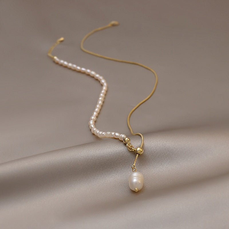 Luxury Natural Pearl Chain Necklace - M&H FashionLuxury Natural Pearl Chain NecklaceM&H FashionM&H Fashion200001034:361181Luxury Natural Pearl Chain NecklaceM&H FashionM&H FashionThis Luxury Natural Pearl Chain Necklace is the perfect accessory for any occasion. Crafted with a classic style, this necklace features a water drop pendant and is Luxury Natural Pearl Chain Necklace
