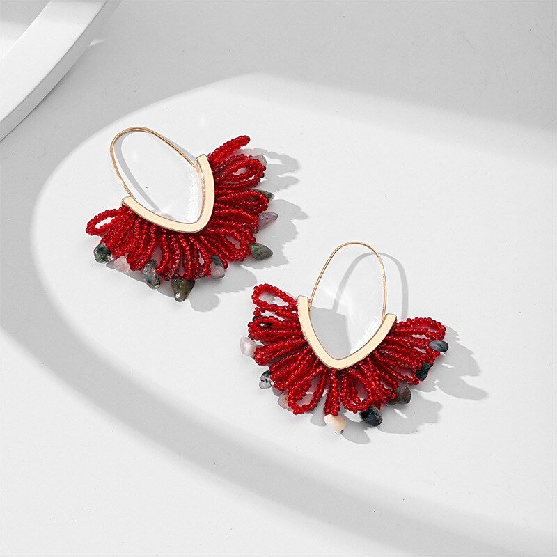 Mini Beads Earrings - M&H FashionMini Beads EarringsM&H FashionM&H Fashion200001034:361200#2654026540Mini Beads EarringsM&H FashionM&H FashionThese Mini Beads Earrings are the perfect accessory for any outfit. They feature a trendy style and an irregular shape/pattern. Crafted from aluminium alloy, these eMini Beads Earrings
