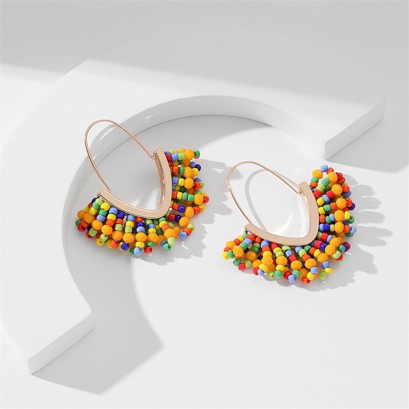 Mini Beads Earrings - M&H FashionMini Beads EarringsM&H FashionM&H Fashion200001034:504#2653026530Mini Beads EarringsM&H FashionM&H FashionThese Mini Beads Earrings are the perfect accessory for any outfit. They feature a trendy style and an irregular shape/pattern. Crafted from aluminium alloy, these eMini Beads Earrings