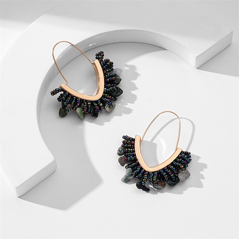 Mini Beads Earrings - M&H FashionMini Beads EarringsM&H FashionM&H Fashion200001034:6145#2653626536Mini Beads EarringsM&H FashionM&H FashionThese Mini Beads Earrings are the perfect accessory for any outfit. They feature a trendy style and an irregular shape/pattern. Crafted from aluminium alloy, these eMini Beads Earrings