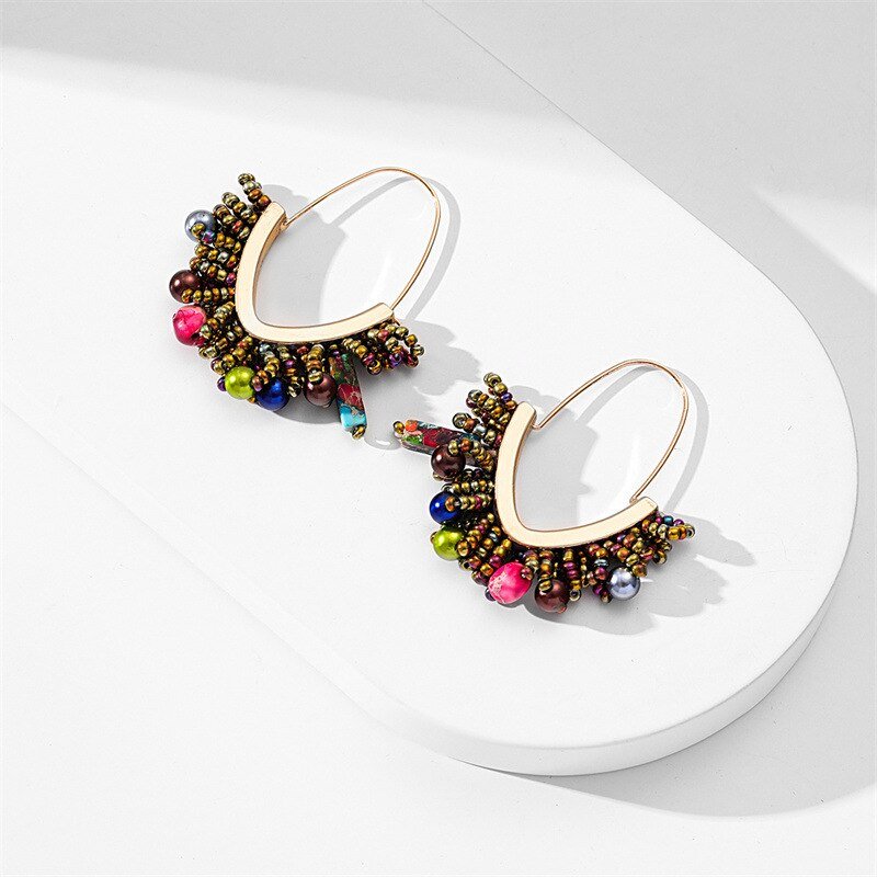 Mini Beads Earrings - M&H FashionMini Beads EarringsM&H FashionM&H Fashion200001034:6622#2653826538Mini Beads EarringsM&H FashionM&H FashionThese Mini Beads Earrings are the perfect accessory for any outfit. They feature a trendy style and an irregular shape/pattern. Crafted from aluminium alloy, these eMini Beads Earrings