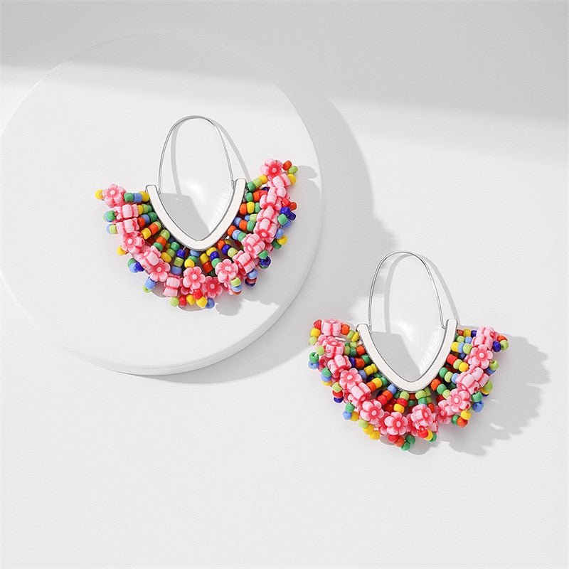 Mini Beads Earrings - M&H FashionMini Beads EarringsM&H FashionM&H Fashion200001034:865#2653426534Mini Beads EarringsM&H FashionM&H FashionThese Mini Beads Earrings are the perfect accessory for any outfit. They feature a trendy style and an irregular shape/pattern. Crafted from aluminium alloy, these eMini Beads Earrings